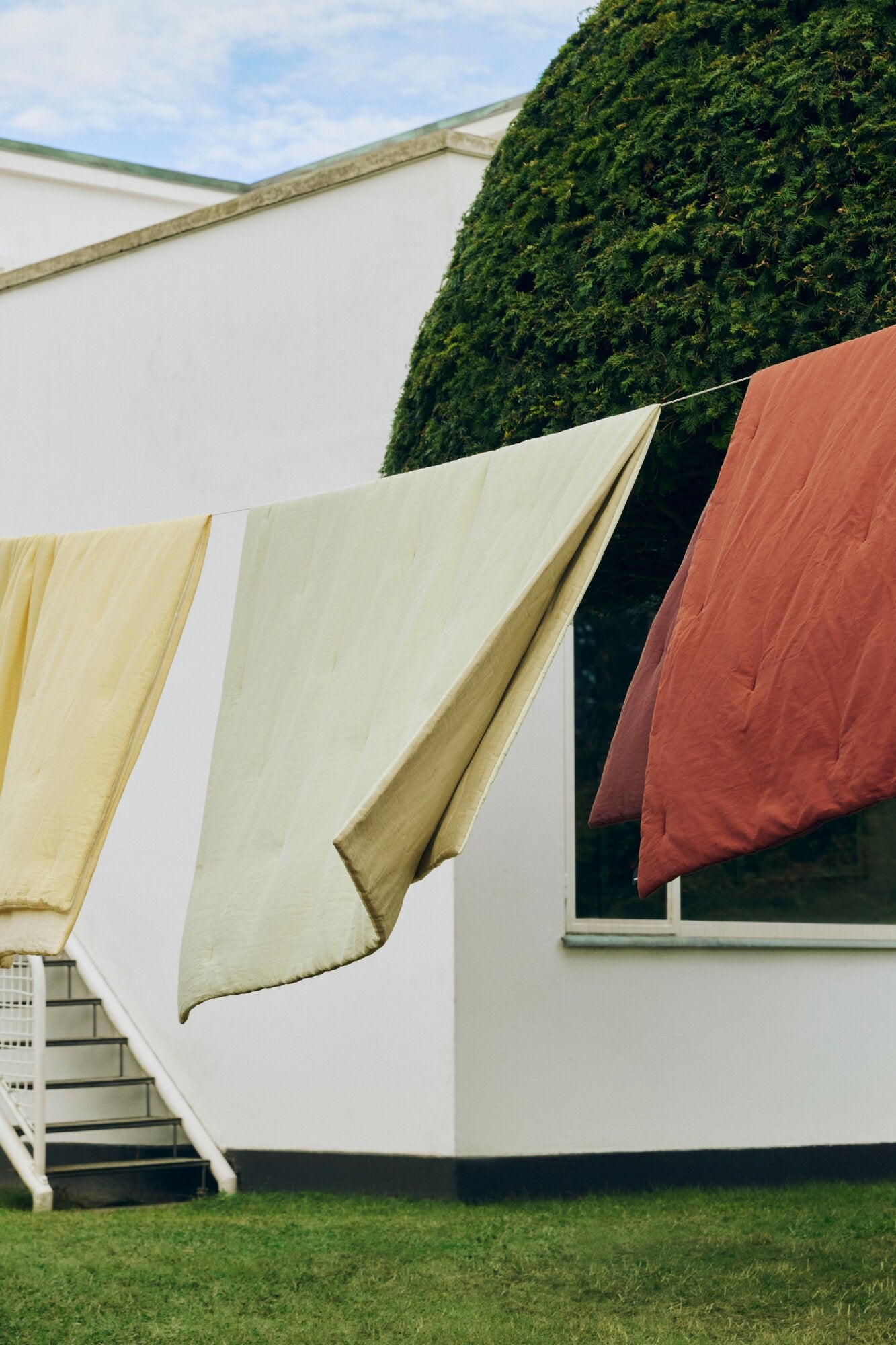 Air Quilt tæppe, 140x200 - Iron Red